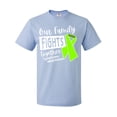 thumbnail image 1 of Inktastic Our Family Fights Together Lymphoma Awareness Lime Ribbon T-Shirt, 1 of 5