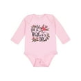 thumbnail image 1 of Inktastic Our First Mother's Day- Pink Flowers Boys or Girls Long Sleeve Baby Bodysuit, 1 of 5