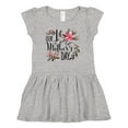thumbnail image 1 of Inktastic Our First Mother's Day- Pink Flowers Girls Baby Dress, 1 of 5