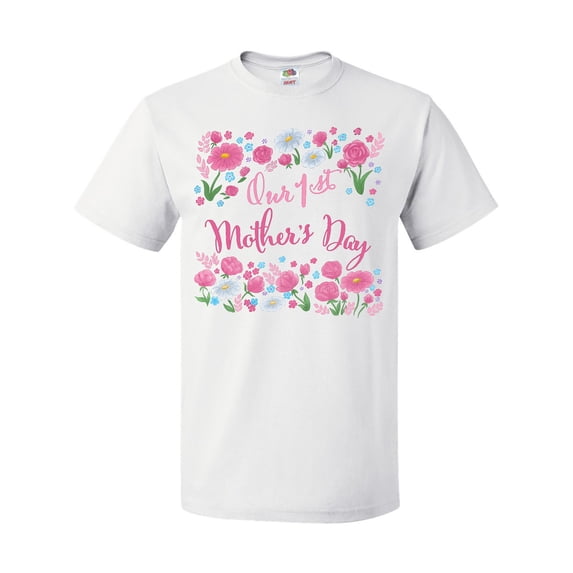 Inktastic Our First Mother's Day-Roses and Daisies T-Shirt