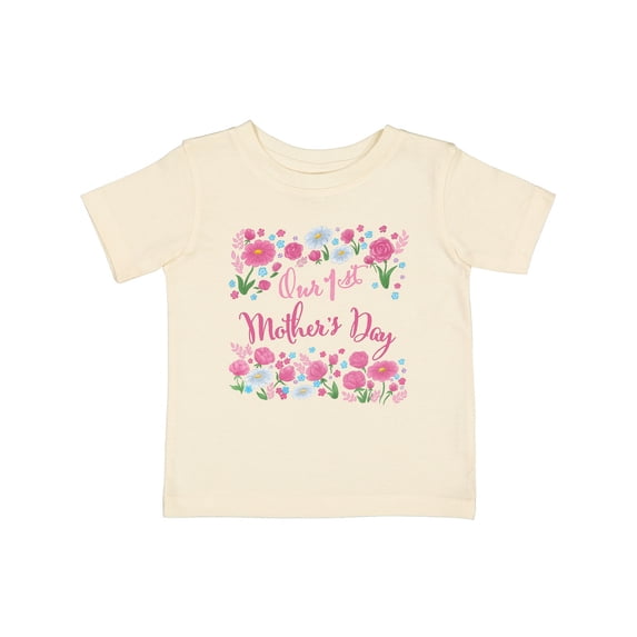 Inktastic Our First Mother's Day-roses and Daisies Boys or Girls Baby T-Shirt