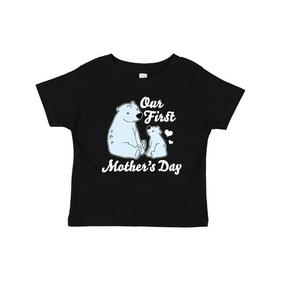 Inktastic Our First Mothers Day with Polar Bears Boys or Girls Baby T-Shirt