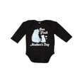 thumbnail image 1 of Inktastic Our First Mothers Day with Polar Bears Boys or Girls Long Sleeve Baby Bodysuit, 1 of 5