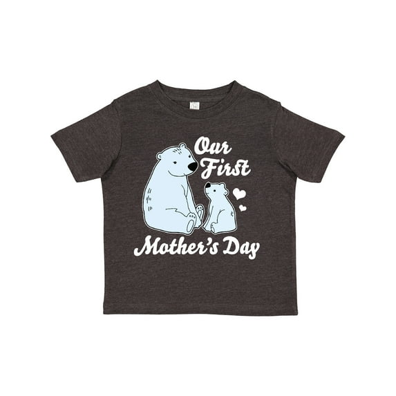 Inktastic Our First Mothers Day with Polar Bears Boys or Girls Toddler T-Shirt