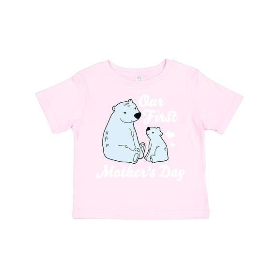 Inktastic Our First Mothers Day with Polar Bears Boys or Girls Toddler T-Shirt