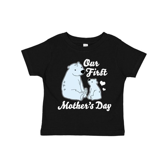 Inktastic Our First Mothers Day with Polar Bears Boys or Girls Toddler T-Shirt