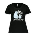 thumbnail image 1 of Inktastic Our First Mothers Day with Polar Bears Women's Plus Size T-Shirt, 1 of 5