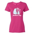 thumbnail image 1 of Inktastic Our First Mothers Day with Polar Bears Women's T-Shirt, 1 of 5