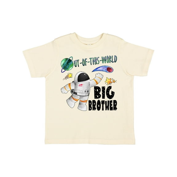 Inktastic Out of This World Big Brother Astronaut in Space Boys Toddler T-Shirt