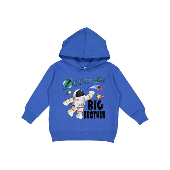 Inktastic Out of This World Big Brother Astronaut in Space Toddler Hoodie