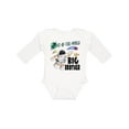 thumbnail image 1 of Inktastic Out of this World Big Brother Astronaut in Space Boys Long Sleeve Baby Bodysuit, 1 of 5