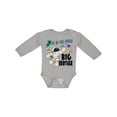 thumbnail image 1 of Inktastic Out of this World Big Brother Astronaut in Space Boys Long Sleeve Baby Bodysuit, 1 of 5