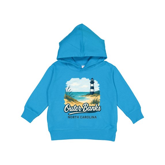 Inktastic Outer Banks North Carolina Beach Scene Toddler Hoodie
