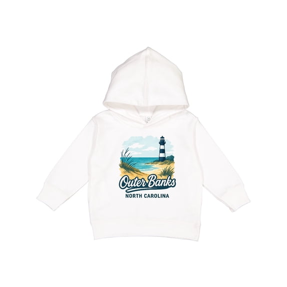 Inktastic Outer Banks North Carolina Beach Scene Toddler Hoodie