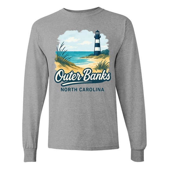 Inktastic Outer Banks North Carolina Long Sleeve T-Shirt