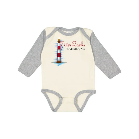 Inktastic Outer Banks Rodanthe NC Boys or Girls Long Sleeve Baby Bodysuit
