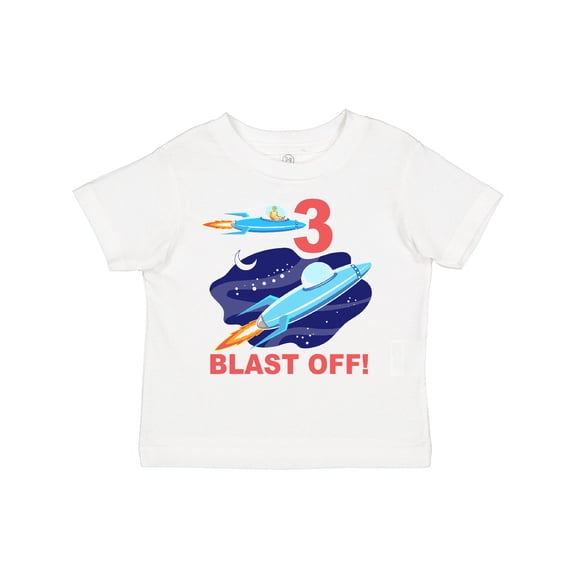 Inktastic Outer Space 3rd Birthday Boys or Girls Toddler T-Shirt