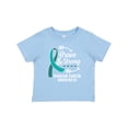 thumbnail image 1 of Inktastic Ovarian Cancer Awareness Brave and Strong with Arrows Boys or Girls Baby T-Shirt, 1 of 5