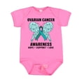 thumbnail image 1 of Inktastic Ovarian Cancer Awareness Hope Support and Love Boys or Girls Baby Bodysuit, 1 of 5