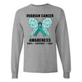 thumbnail image 1 of Inktastic Ovarian Cancer Awareness Hope Support and Love Long Sleeve T-Shirt, 1 of 5