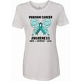 thumbnail image 1 of Inktastic Ovarian Cancer Awareness Hope Support and Love Women's T-Shirt, 1 of 5