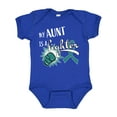 thumbnail image 1 of Inktastic Ovarian Cancer Awareness My Aunt is a Fighter Boys or Girls Baby Bodysuit, 1 of 5