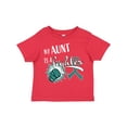 thumbnail image 1 of Inktastic Ovarian Cancer Awareness My Aunt is a Fighter Boys or Girls Toddler T-Shirt, 1 of 5