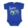 thumbnail image 1 of Inktastic Ovarian Cancer Awareness My Grandma is a Fighter Boys or Girls Baby Bodysuit, 1 of 5