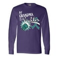 thumbnail image 1 of Inktastic Ovarian Cancer Awareness My Grandma is a Fighter Long Sleeve T-Shirt, 1 of 5