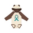 thumbnail image 1 of Inktastic Ovarian Cancer Awareness Ribbon Boys or Girls Long Sleeve Baby Bodysuit, 1 of 5