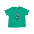 thumbnail image 1 of Inktastic Ovarian Cancer Awareness Teal Ribbon Made of Hearts Boys or Girls Toddler T-Shirt, 1 of 5
