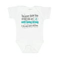 thumbnail image 1 of Inktastic Ovarian Cancer Being Strong Girls Baby Bodysuit, 1 of 5