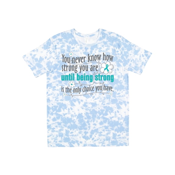 Inktastic Ovarian Cancer Being Strong T-Shirt