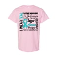 thumbnail image 1 of Inktastic Ovarian Cancer I Wear Teal Ribbon Tribute T-Shirt, 1 of 5