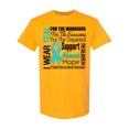 thumbnail image 1 of Inktastic Ovarian Cancer I Wear Teal Ribbon Tribute T-Shirt, 1 of 5