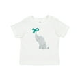 thumbnail image 1 of Inktastic Ovarian Cancer Pcos Teal Ribbon Awareness Boys or Girls Baby T-Shirt, 1 of 5