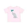 thumbnail image 1 of Inktastic Ovarian Cancer PCOS Teal Ribbon Awareness Boys or Girls Toddler T-Shirt, 1 of 5