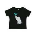 thumbnail image 1 of Inktastic Ovarian Cancer PCOS Teal Ribbon Awareness Boys or Girls Toddler T-Shirt, 1 of 5