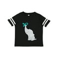 thumbnail image 1 of Inktastic Ovarian Cancer PCOS Teal Ribbon Awareness Boys or Girls Toddler T-Shirt, 1 of 5