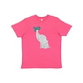 thumbnail image 1 of Inktastic Ovarian Cancer PCOS Teal Ribbon Awareness Youth T-Shirt, 1 of 5