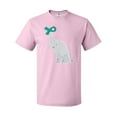 thumbnail image 1 of Inktastic Ovarian Cancer Pcos Teal Ribbon Awareness T-Shirt, 1 of 5