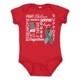 thumbnail image 1 of Inktastic Ovarian Cancer- Together We Will Win Boys or Girls Baby Bodysuit, 1 of 5