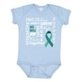 thumbnail image 1 of Inktastic Ovarian Cancer- Together We Will Win Boys or Girls Baby Bodysuit, 1 of 5