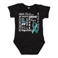 thumbnail image 1 of Inktastic Ovarian Cancer- Together We Will Win Boys or Girls Baby Bodysuit, 1 of 5