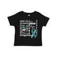 thumbnail image 1 of Inktastic Ovarian Cancer- Together We Will Win Boys or Girls Toddler T-Shirt, 1 of 5