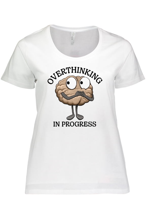 Overthinking in Progress Women's Plus Size T-Shirt
