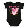 thumbnail image 1 of Inktastic Owl 1st Birthday Cute 1 Year Old Girl Girls Baby Bodysuit, 1 of 5