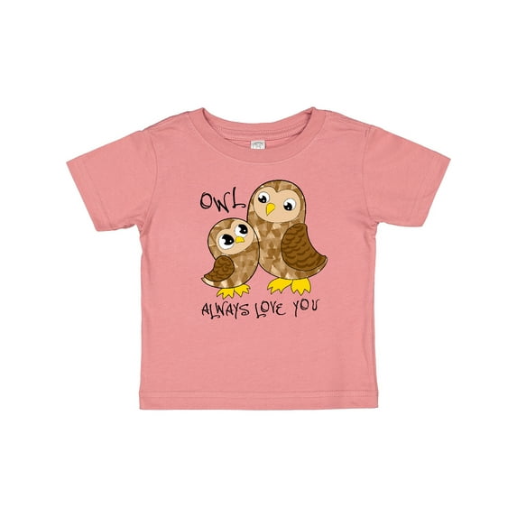 Inktastic Owl Always Love You- Cute Owl Family Boys or Girls Baby T-Shirt