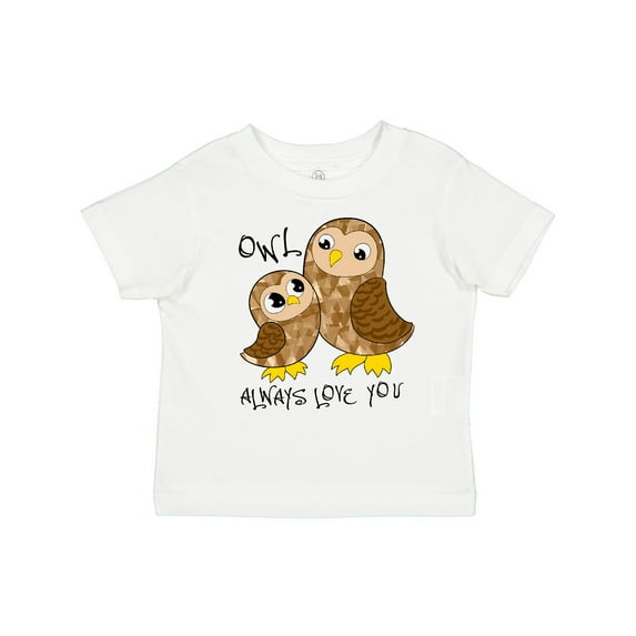 Inktastic Owl Always Love You Cute Owl Family Boys or Girls Toddler T-Shirt