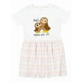 thumbnail image 1 of Inktastic Owl Always Love You Cute Owl Family Girls Toddler Dress, 1 of 5